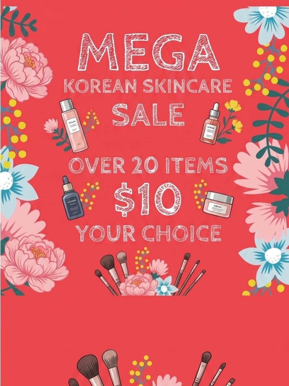 Mega TikTok Shop Skincare Sale.